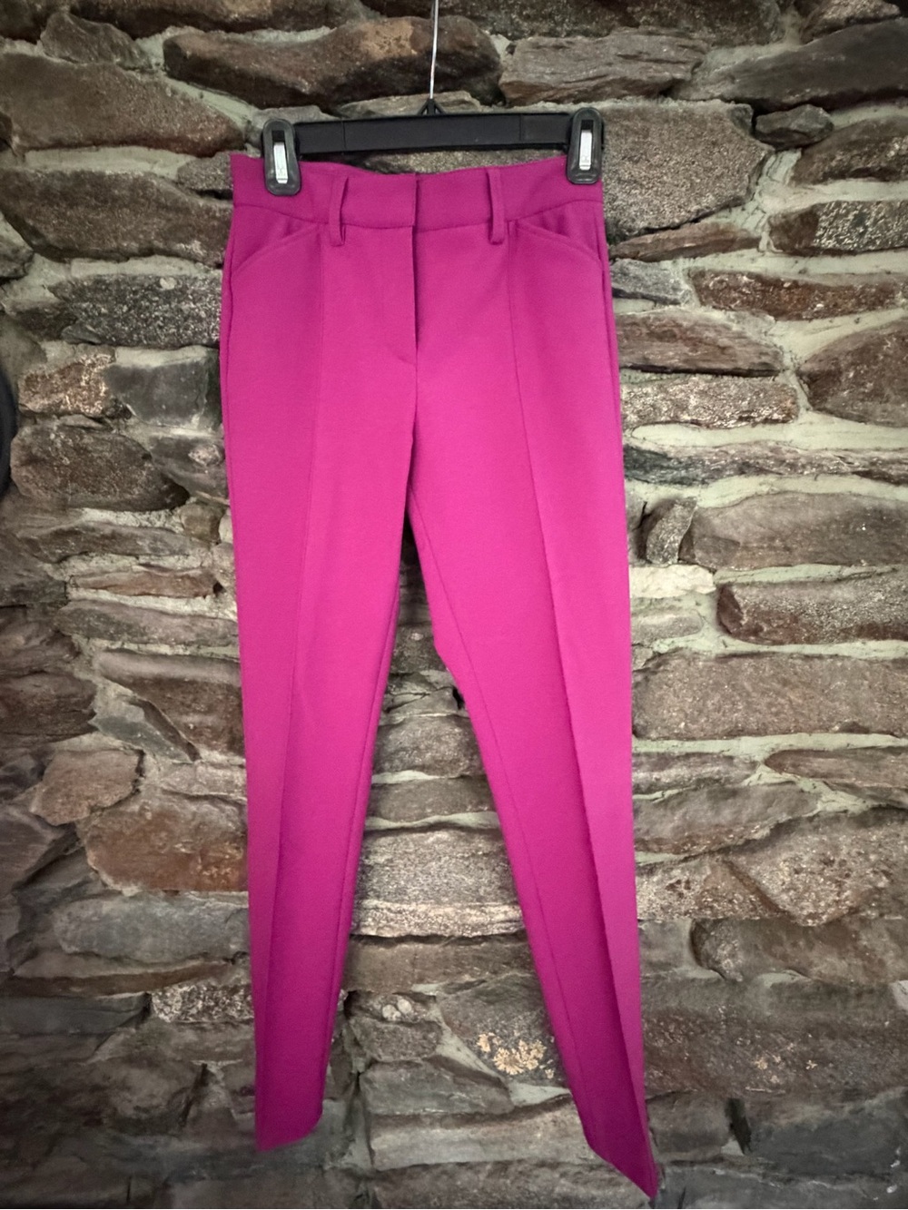 Barbara Bui Fuchsia Skinny Tailored Pants